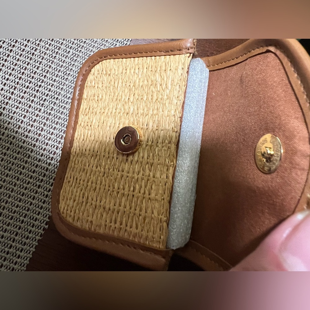 🔥 Brown and Tan Woven small belt Women's Bag - Picture 4 of 4